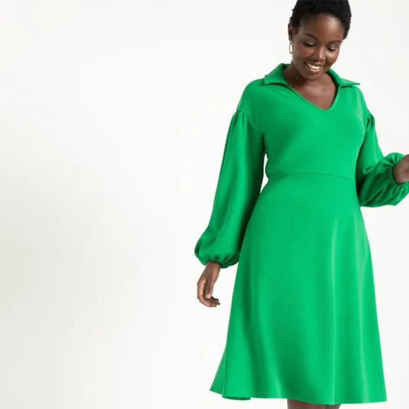 what does fit and flare dress mean Sofia Merino Wool Fit & Flare Dress